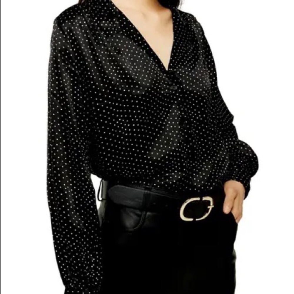 Topshop Polka Dot Blouse WORN ONCE